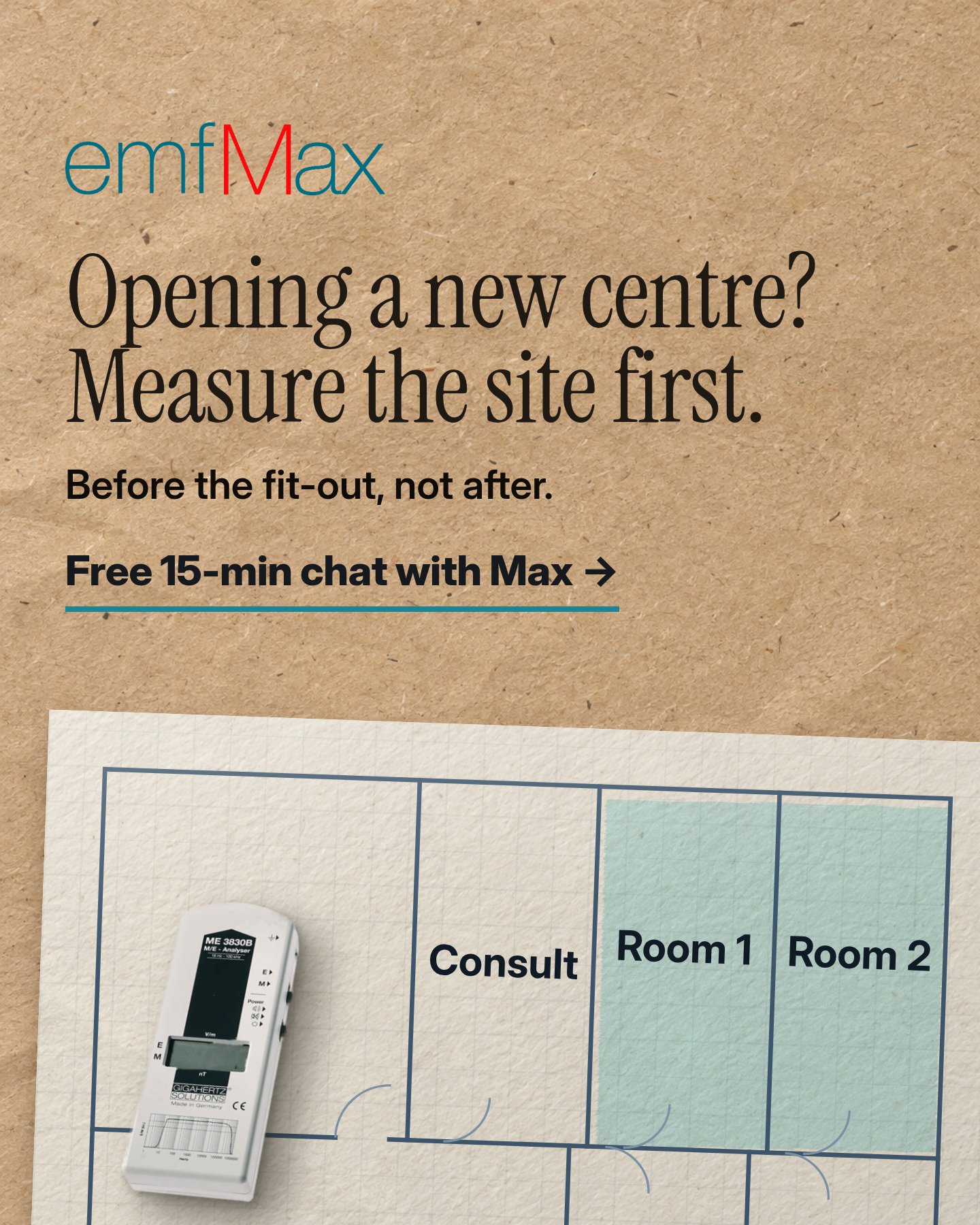 Opening a new centre? Measure the site first.