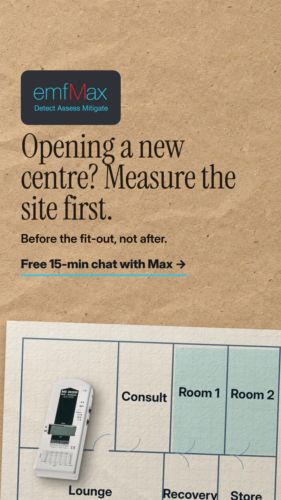 Opening a new centre floor plan, 9:16