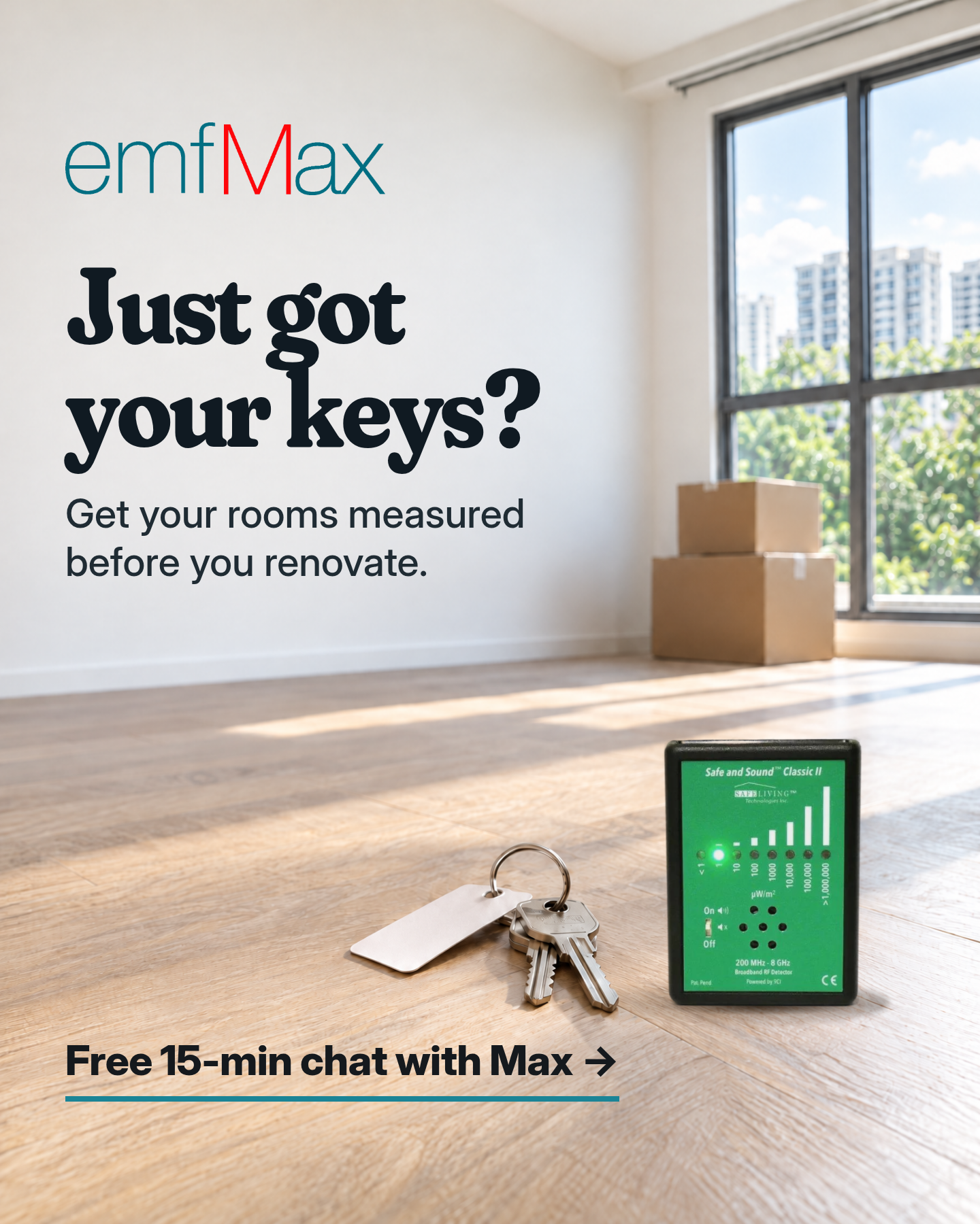 Just got your keys?